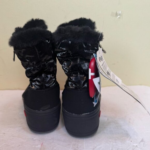 Pajar NEW Veronica Winter Boot Icegrippers Key Zip Faux Fur Waterproof Black 6.5 - Picture 6 of 16